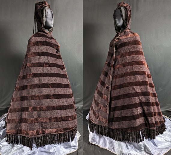 RARE Victorian Antique Fashion 1850s / 1860s Crin… - image 3
