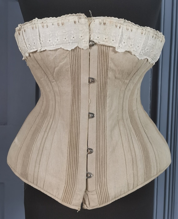 Wearable Victorian Antique 1880s / 1890s Corset