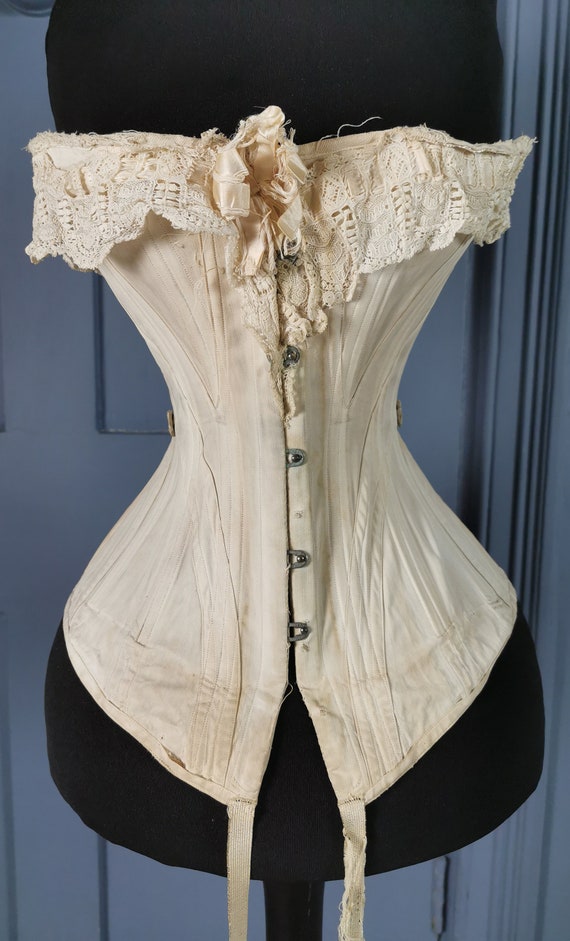Victorian Antique 1890s ' Dickins & Jones ' Corset