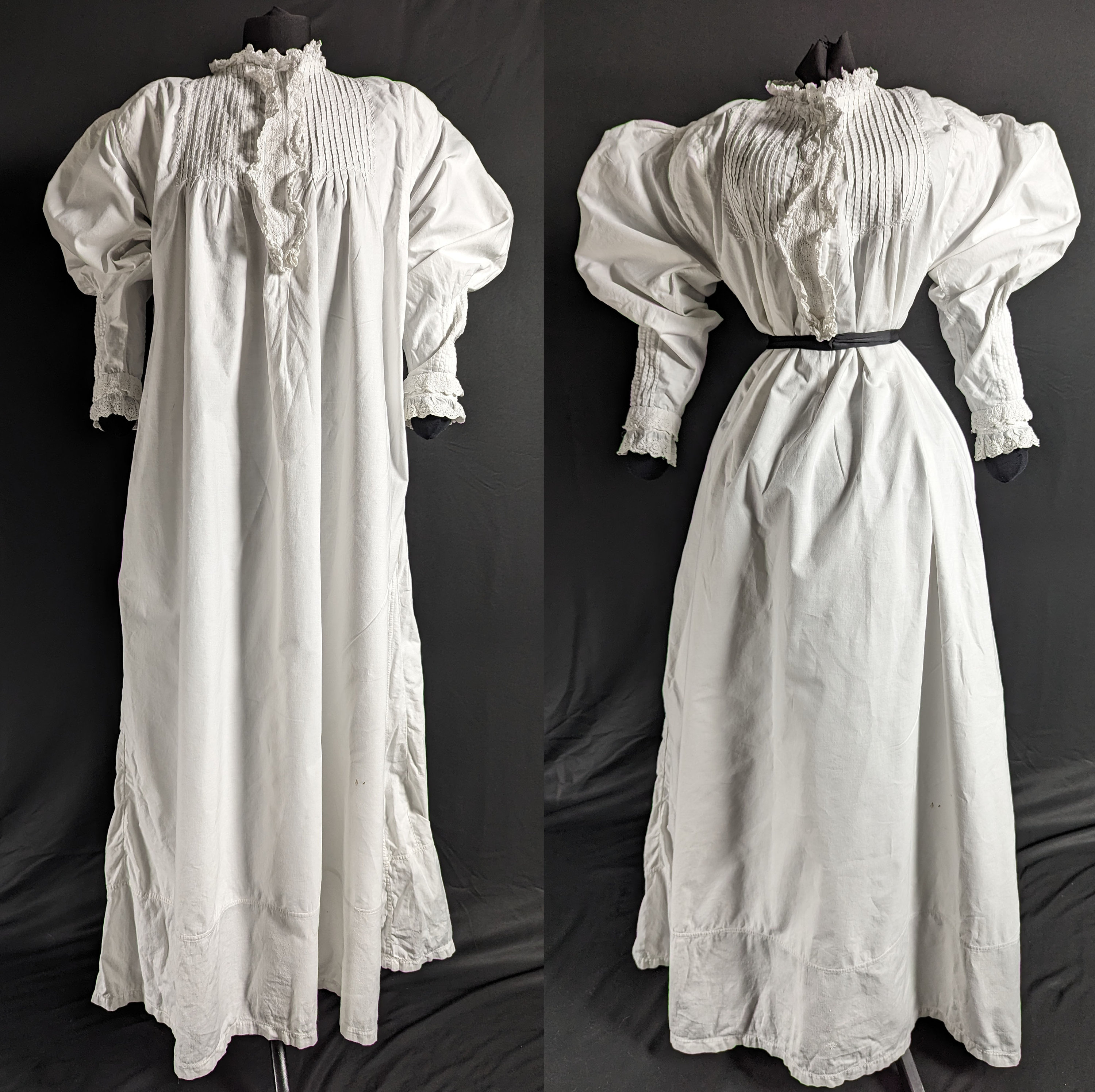Victorian Antique Fashion 1890s Leg