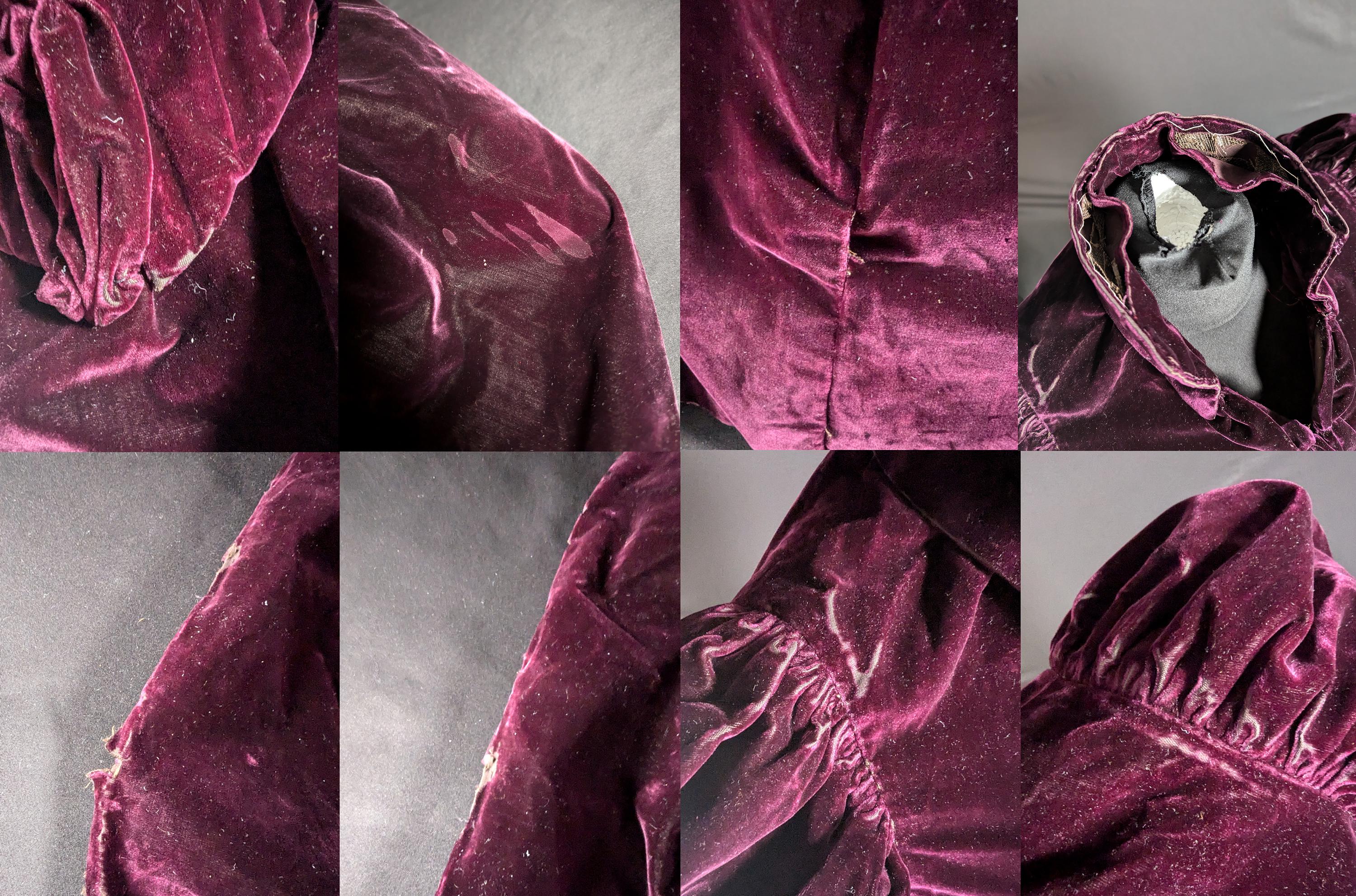 Lot De 19 Boutons Vintage Violet Prune - 1,7 Cm, Trous, Pour Couture