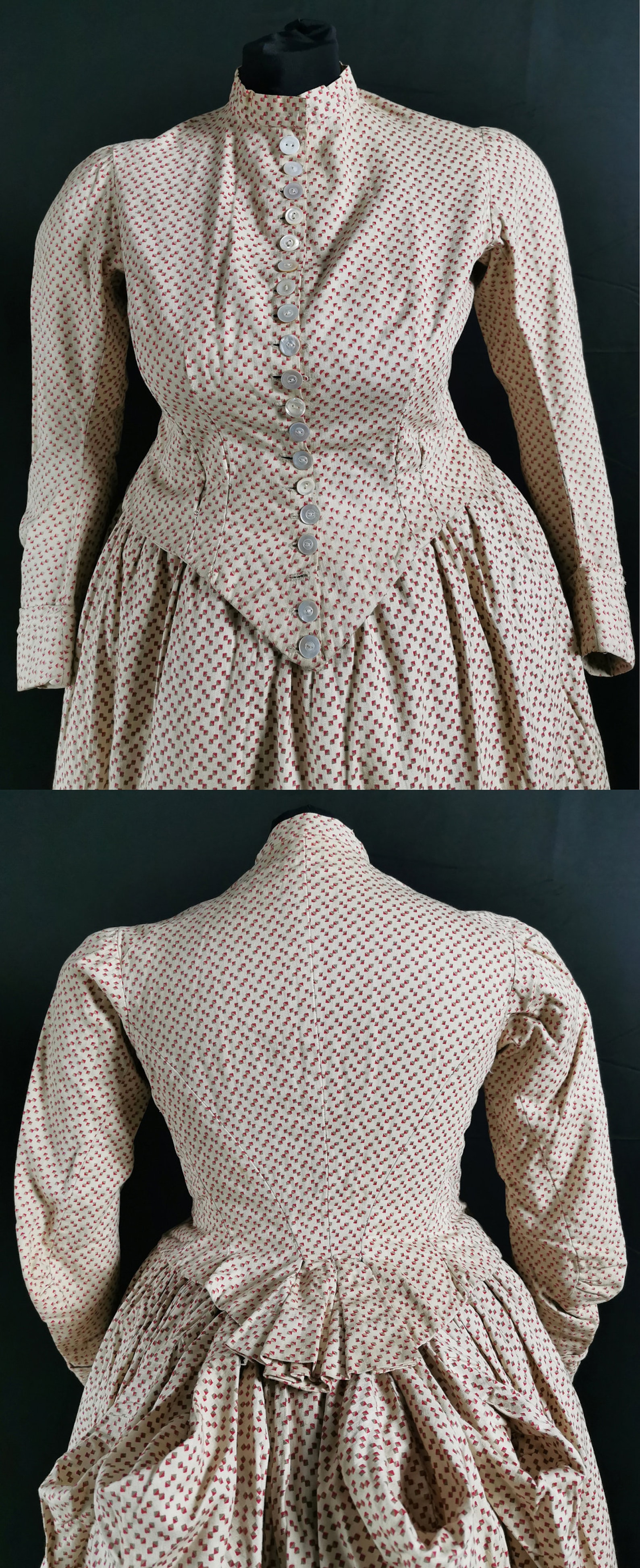 RARE Victorian Antique 1880s Every Day Bustle Dress - Larger Size - Etsy UK