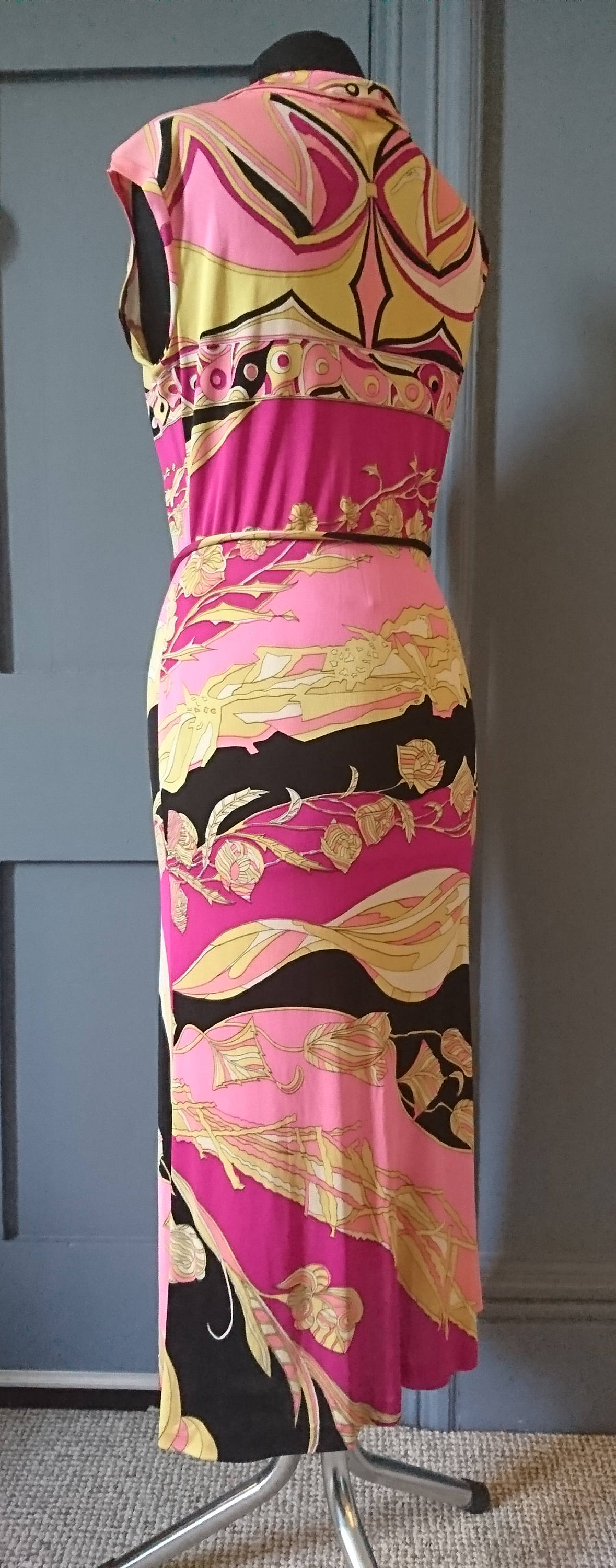 1960s / 1970s Emilio Pucci Print Silk Dress With Belt True - Etsy