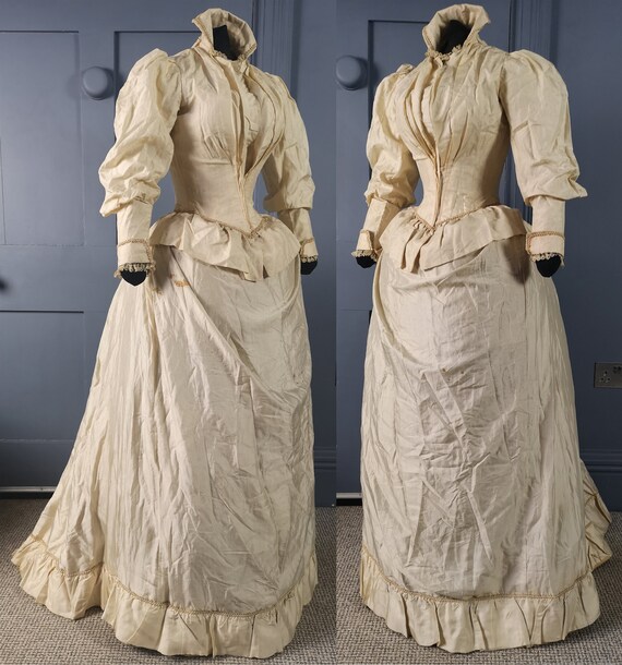 1890s wedding dress