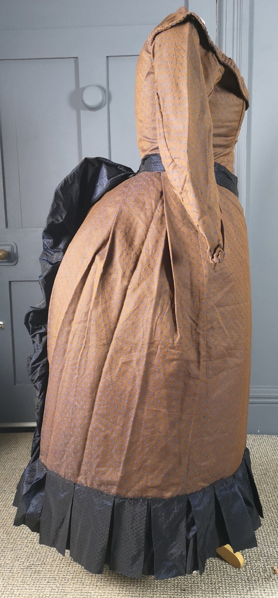 Quirky 1880s Bustle Dress ( Adapted From 1860s ) V