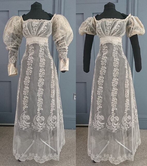 1800s wedding dress