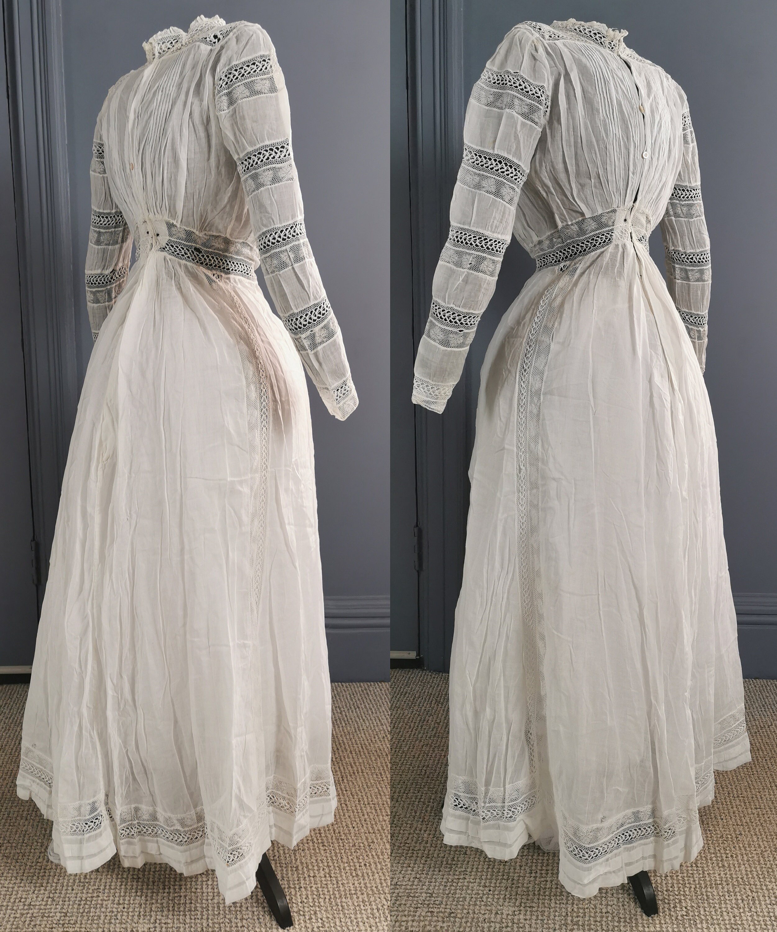 mame　Leaver Lace Classical Dress mame Leaver Lace Classical Dress Elegant Antique Late