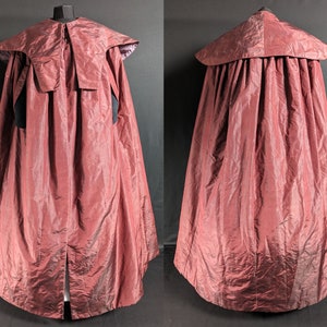 RARE Museum Quality Regency / Early Victorian 1820s / 1830s Silk Cloak