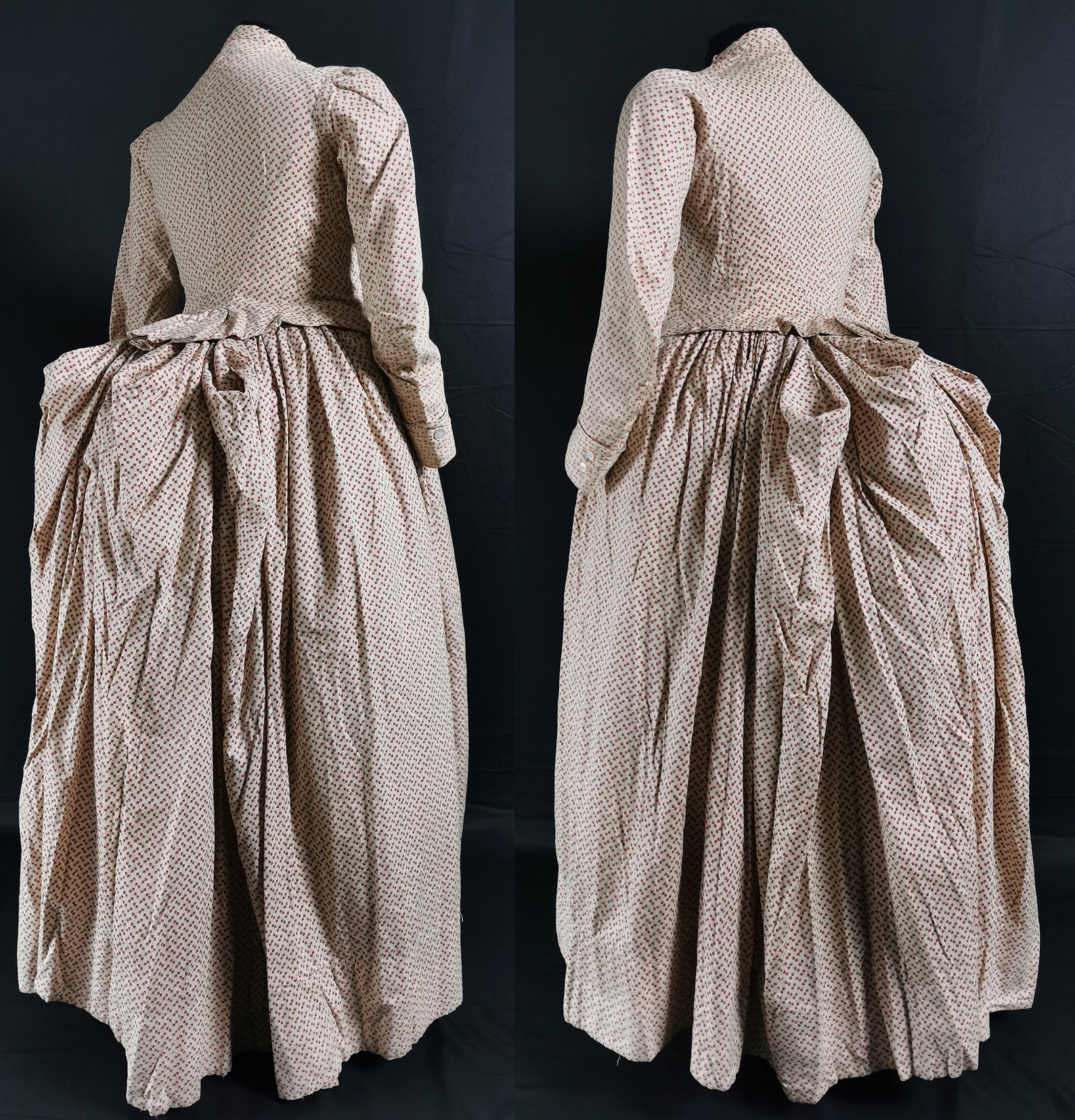 RARE Victorian Antique 1880s Every Day Bustle Dress - Larger Size - Etsy UK