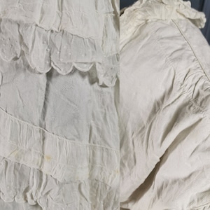 Victorian Antique 1850s Crinoline Morning Robe / Wrapper image 7