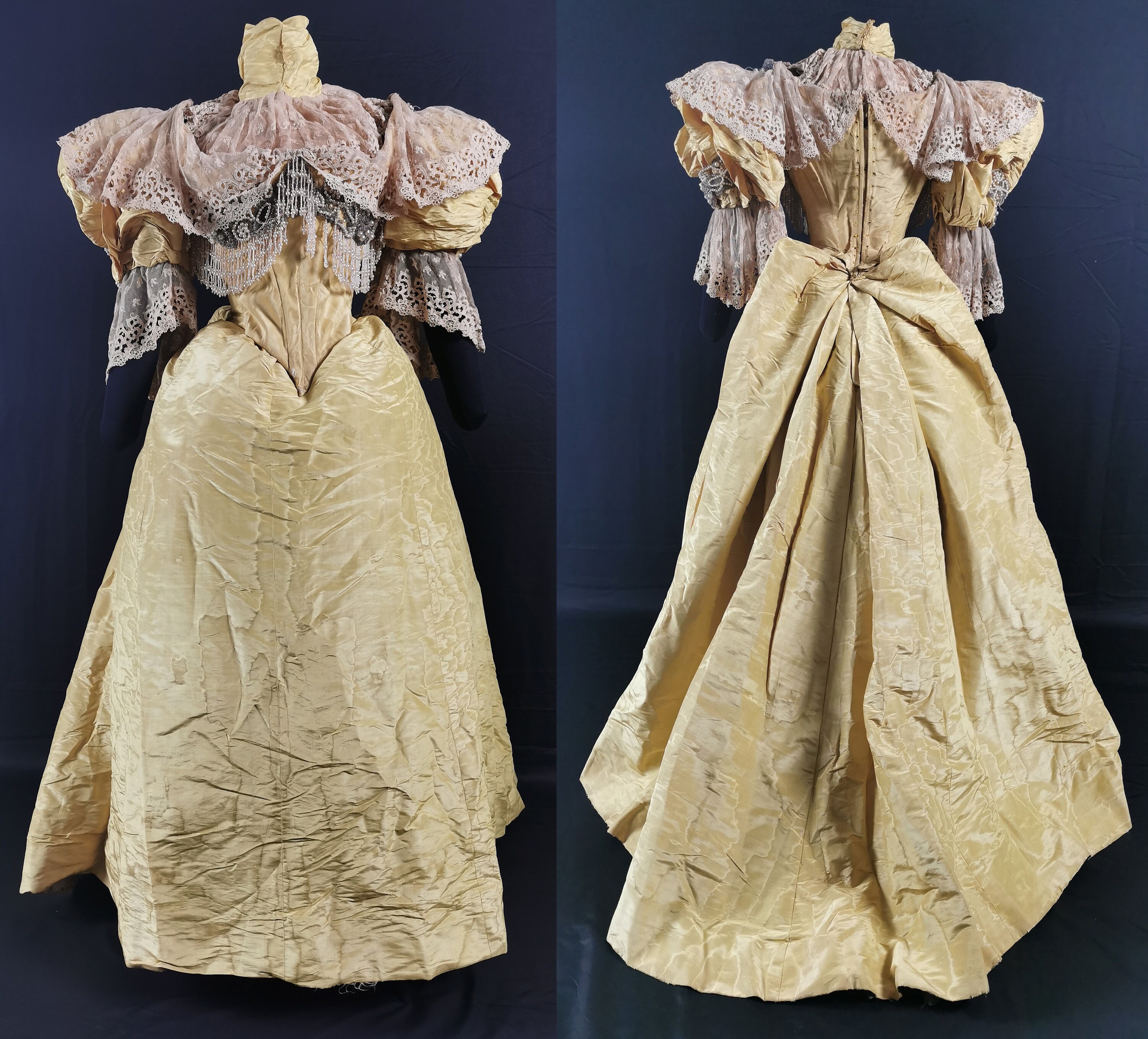 Yellow Victorian Gown