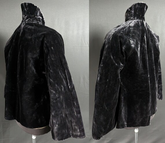 Art Deco 1930s Chartreuse Velvet Jacket