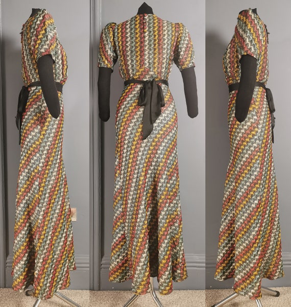 Sensational Vintage 1930s High Fashion Art Deco R… - image 5