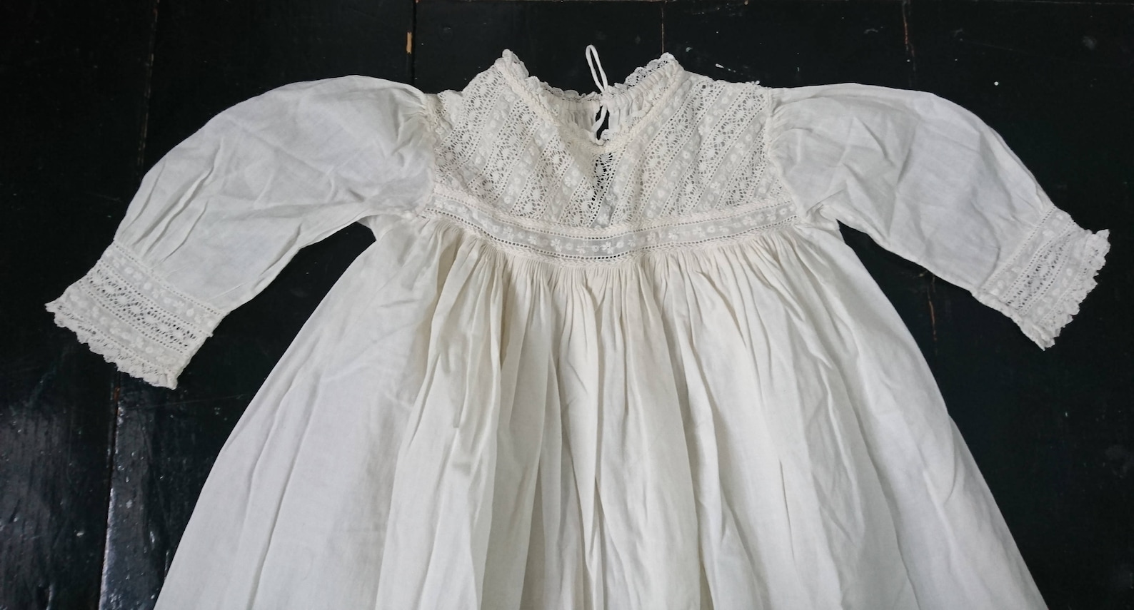 Elegant Early 19th Century Antique Christening Gown With Lace - Etsy