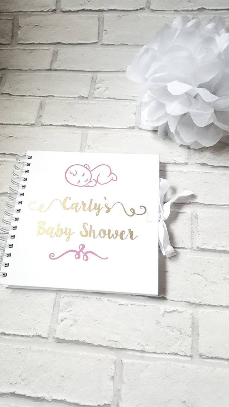 personalised baby shower book