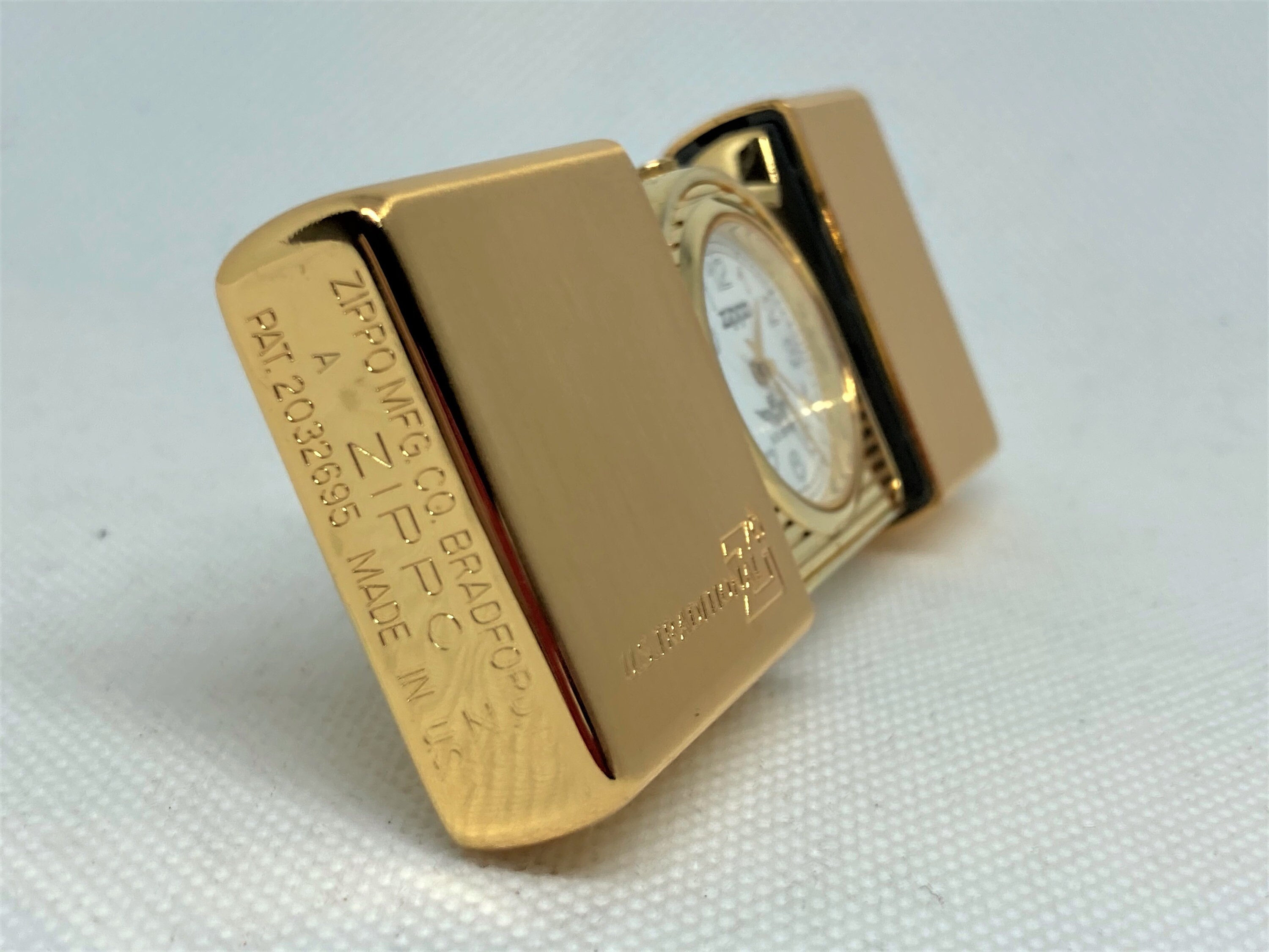 Auth Vintage ZIPPO 1995 GoldPlated Limited Edition TIME TANK Etsy