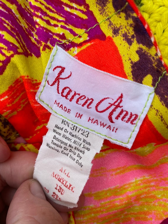 Vintage Hawaiian Dress Karen Ann 70s 60s 1970s 1960s … - Gem