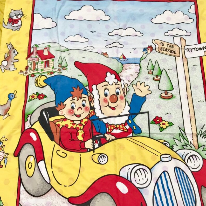 Vintage Noddy Single Duvet Cover Bedding 70s Seventies Kids Etsy
