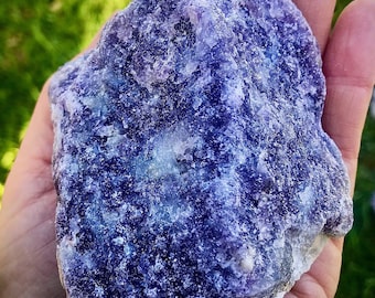 Raw Lepidolite Crystal Chunks, Calming Sedative Gemstone, EMF Shield, Mood Stabilizer