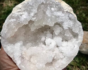 Huevos de geoda de cristal de cuarzo, huevos de trueno australianos, regalo de piedras preciosas