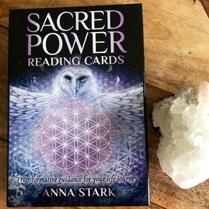 Sacred power Oracle guidance reading cards, & intuitive spiritual pack great gift idea