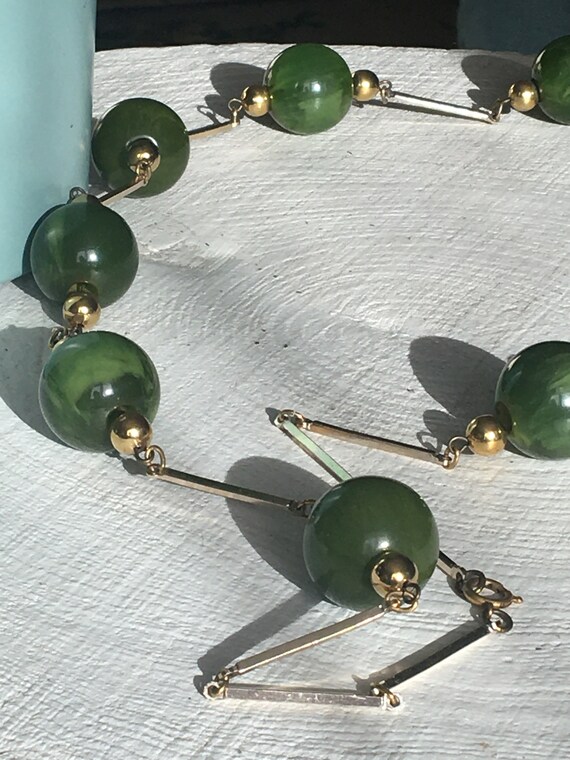 Former Long Necklace Vintage Jumper Necklace 1960