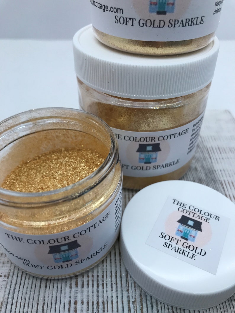 Mica Powder in SOFT GOLD SPARKLE for Epoxy Resin Cosmetics Etsy