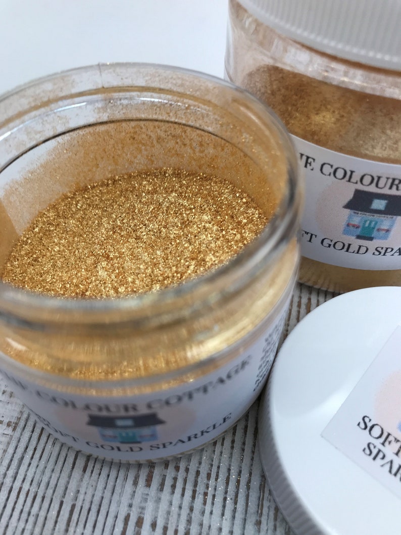 Mica Powder in SOFT GOLD SPARKLE for Epoxy Resin Cosmetics Etsy