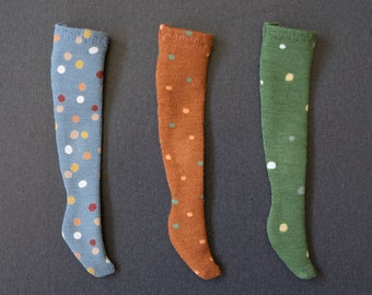 Blythe Overknee Socken Gepunktet (Obitsu22, Licca, Takara)