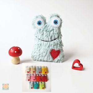 MutMonster in versch. Farben – Glücksbringer Mutmacher Taschenmonster Talisman MiniMonster Geschenk Abitur Einschulung Führerschein Umzug