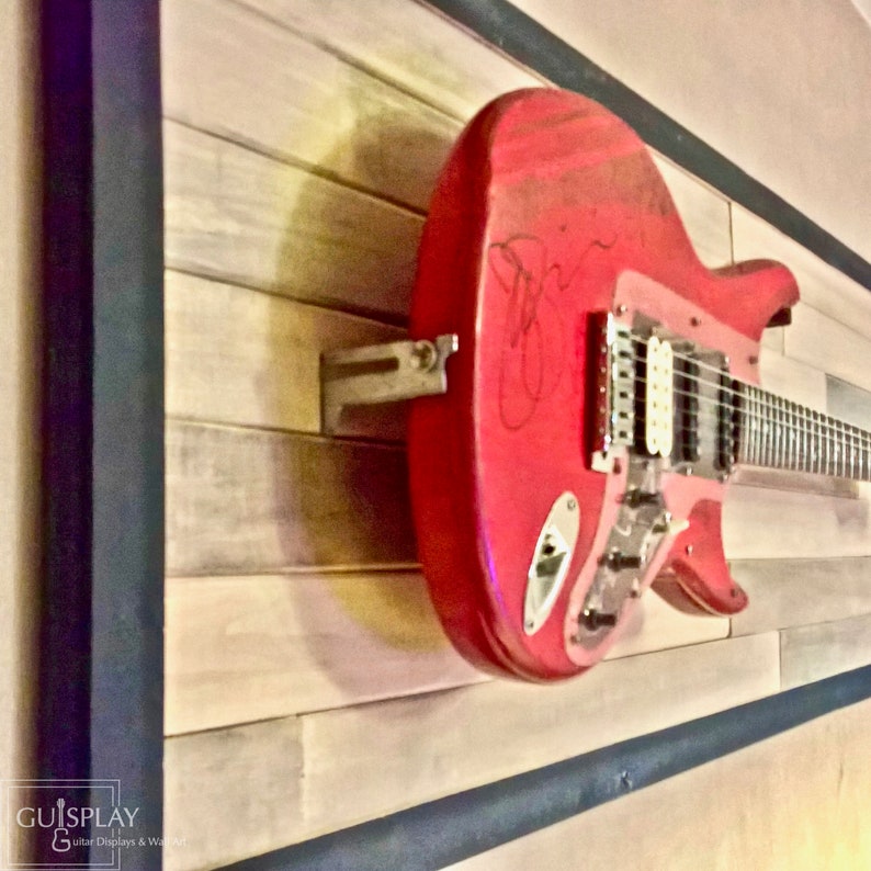 Modern Horizontal Guitar Wall Hanger for Stratocaster Guitar Etsy