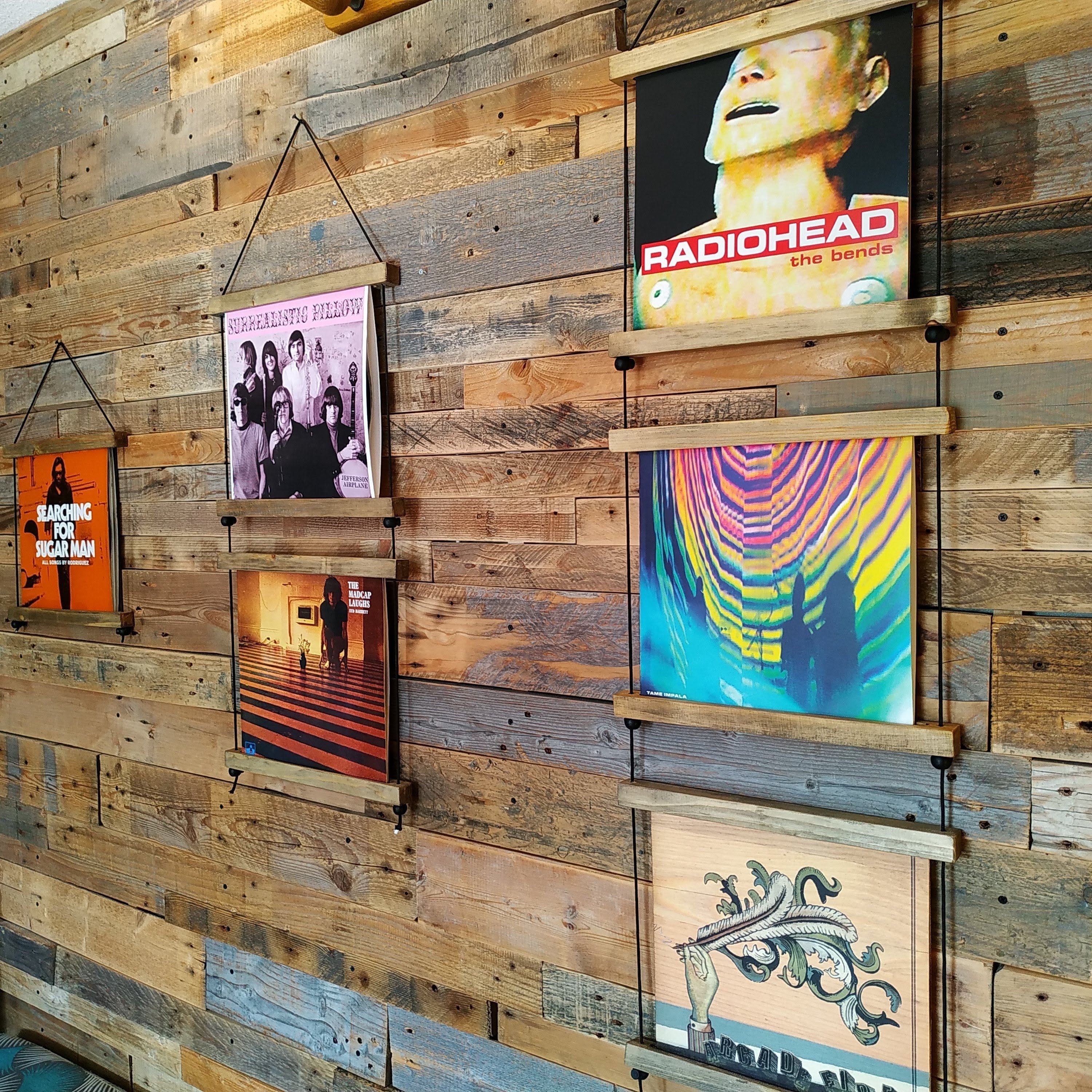 Lp Record Display - Records Storage For Vinyl Lp Handmade By Guisplay