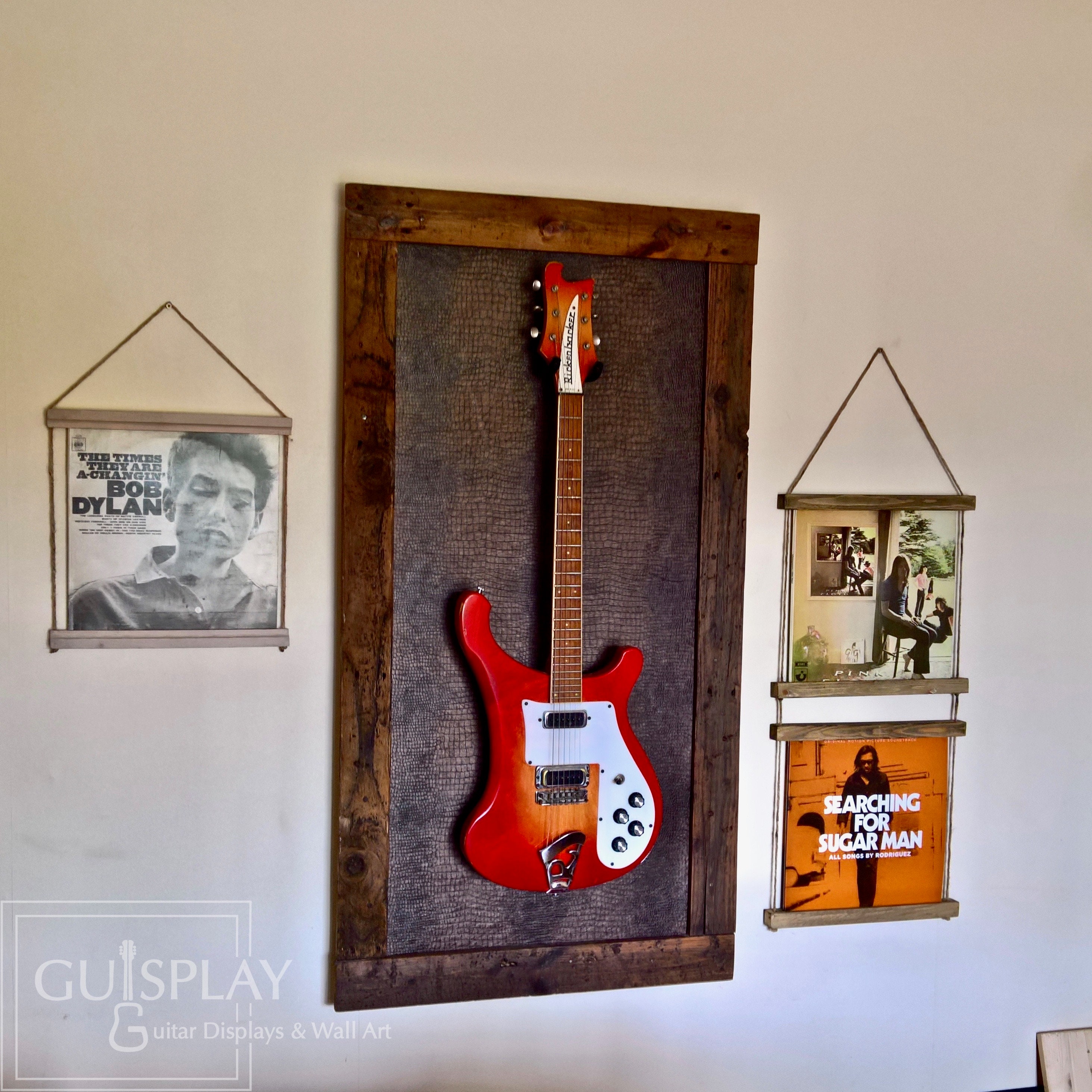 SNAKE Guitar Wall Hanger - Guitar Display - HANDMADE by GUISPLAY, image size:2927x2927