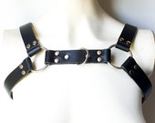 Leather, Bulldog Harness, Chest, Harness, Custom, Handmade, Options, Sizes, Bdsm, Fetish, Petplay, Kink, Gear, Pup Play, Puppy Pride