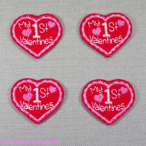 Ximkee Pack of 10 Shiny Heart Sequins Iron on Applique Embroidered  Patches-Gold