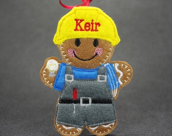 Electrician Gingerbread Man