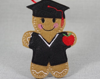 Teacher Gift, Gingerbread Man, Apple, End of Term