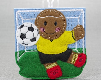 Goal Keeper, Goalie, Football Player, Gingerbread Man