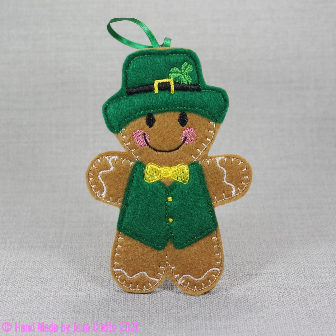 Leprechaun Decoration, Gingerbread Man, St. Patrick's Day - Etsy UK