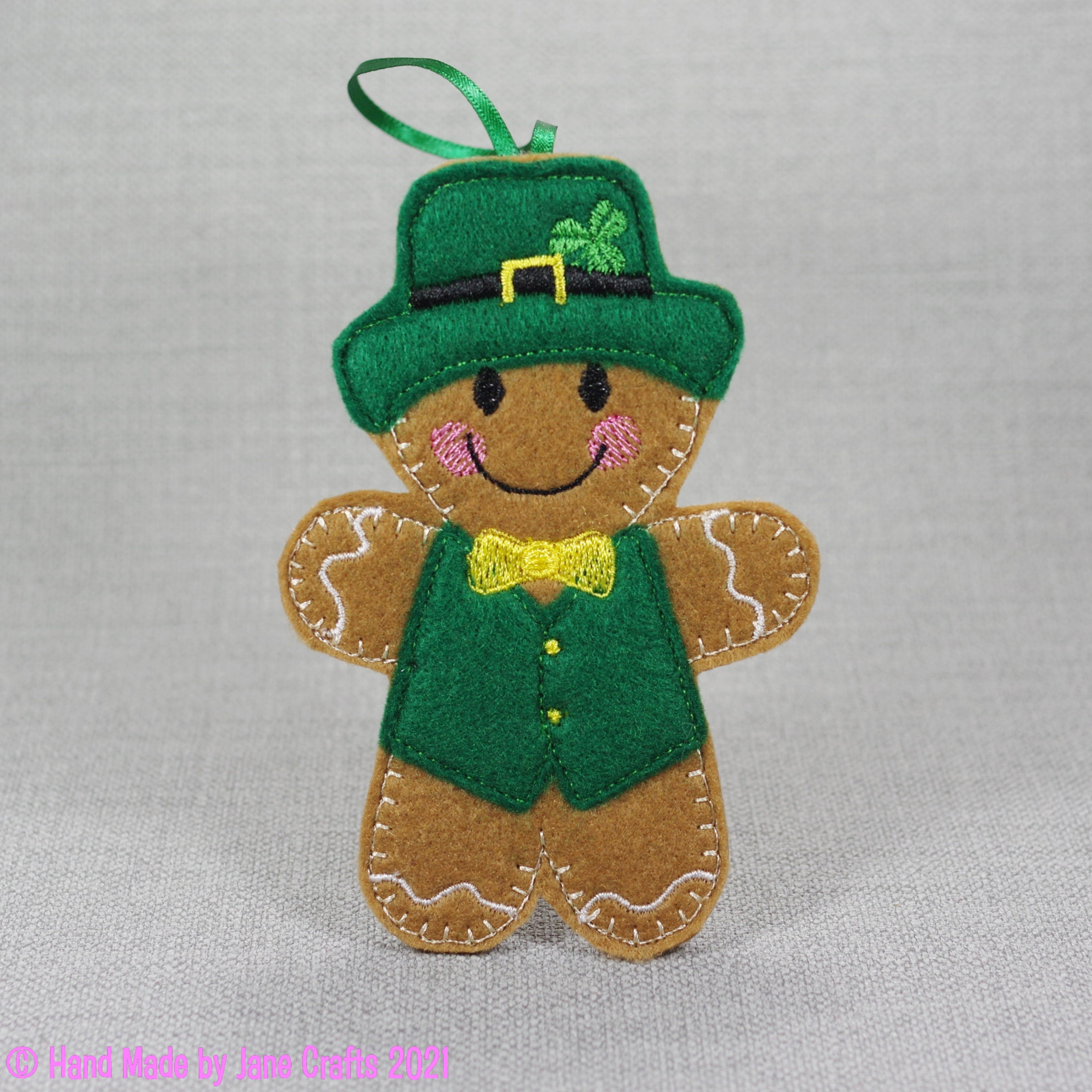 Leprechaun Decoration Gingerbread Man St. Patrick's Day Etsy UK