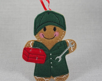 Mechanic Gingerbread Man