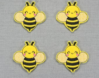 Bee Felties, Hair Accessory, Bow Centre, Hair Slides,