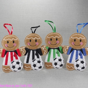 Football Gingerbread Decoration, Sports, Birthday Gift, Footballer Gift