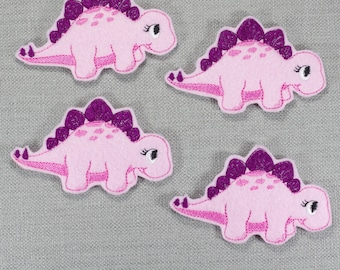 Stegosaurus Dinosaur Felties, Bow Making Supplies, Craft Supplies, Hair Bow Centre, Hair Clip,