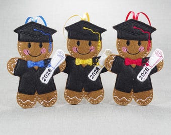 Graduation Gift, Gingerbread Boy, Hanging Decoration, End of Term Gift, 2026