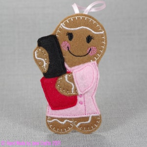 Nail Beautician, Gingerbread Lady, Hanging Decoration