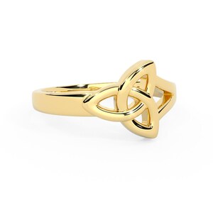 14k gold Trinity Love Knot Ring