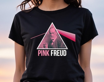 Pink Freud School Psychologist Counselor Shirt | Psychology Gift | Super Soft Tshirt | Unisex Jersey T-shirt