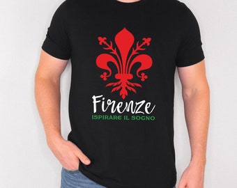 Florence Italy Fleur de Lis Shirt | Italy Lover Italian Gift |  Ultra Soft Unisex T-shirt