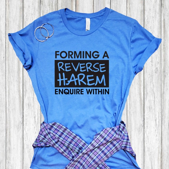 Forming a Reverse Harem Book Lover Shirt Bookish Library | Etsy